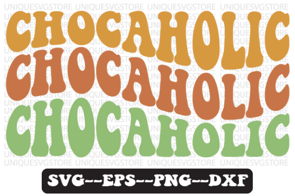 Chocaholic Quote Retro Svg Design Review