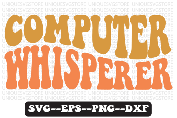 Computer Whisperer Retro Svg Design for Crafts and Graphics