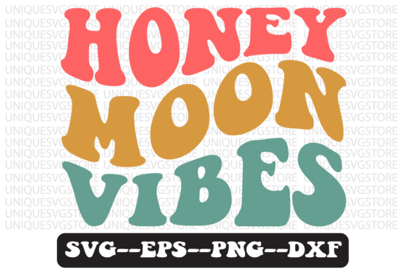Honeymoon Vibes Quote Retro Svg Design Review