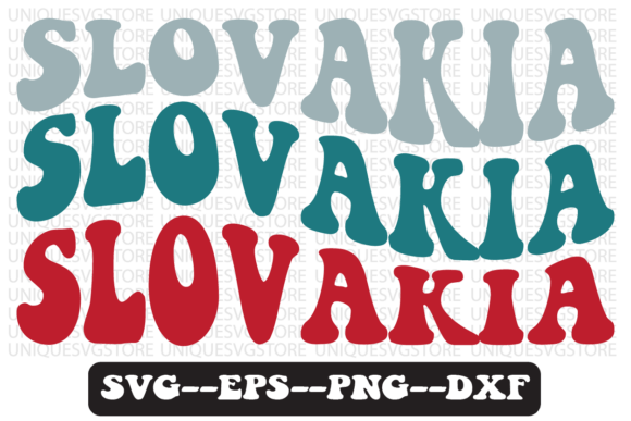 Slovakia Quote Retro Svg Design for Crafts and Graphics